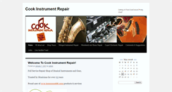 Desktop Screenshot of cookinstrumentrepair.com