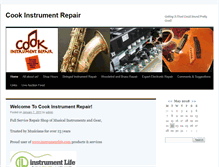 Tablet Screenshot of cookinstrumentrepair.com